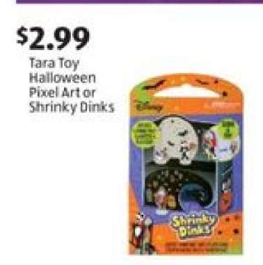 Tara Toy Halloween Pixel Art or Shrinky Dinks