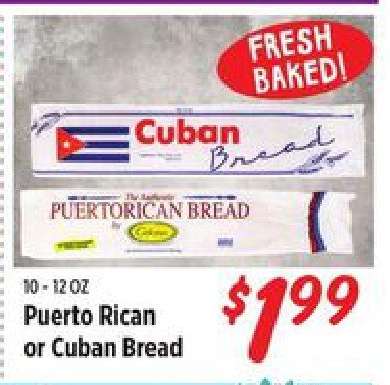Puerto Rican or Cuban Bread
