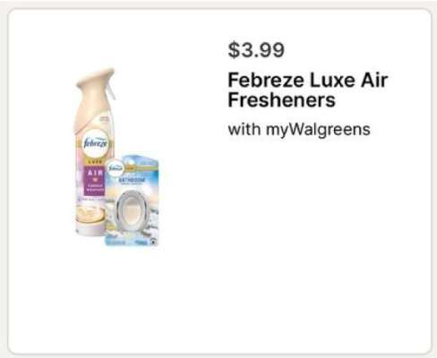 Febreze Luxe Air Fresheners