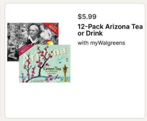 12-Pack Arizona Tea or Drink