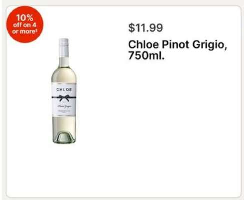 Chloe Pinot Grigio, 750ml