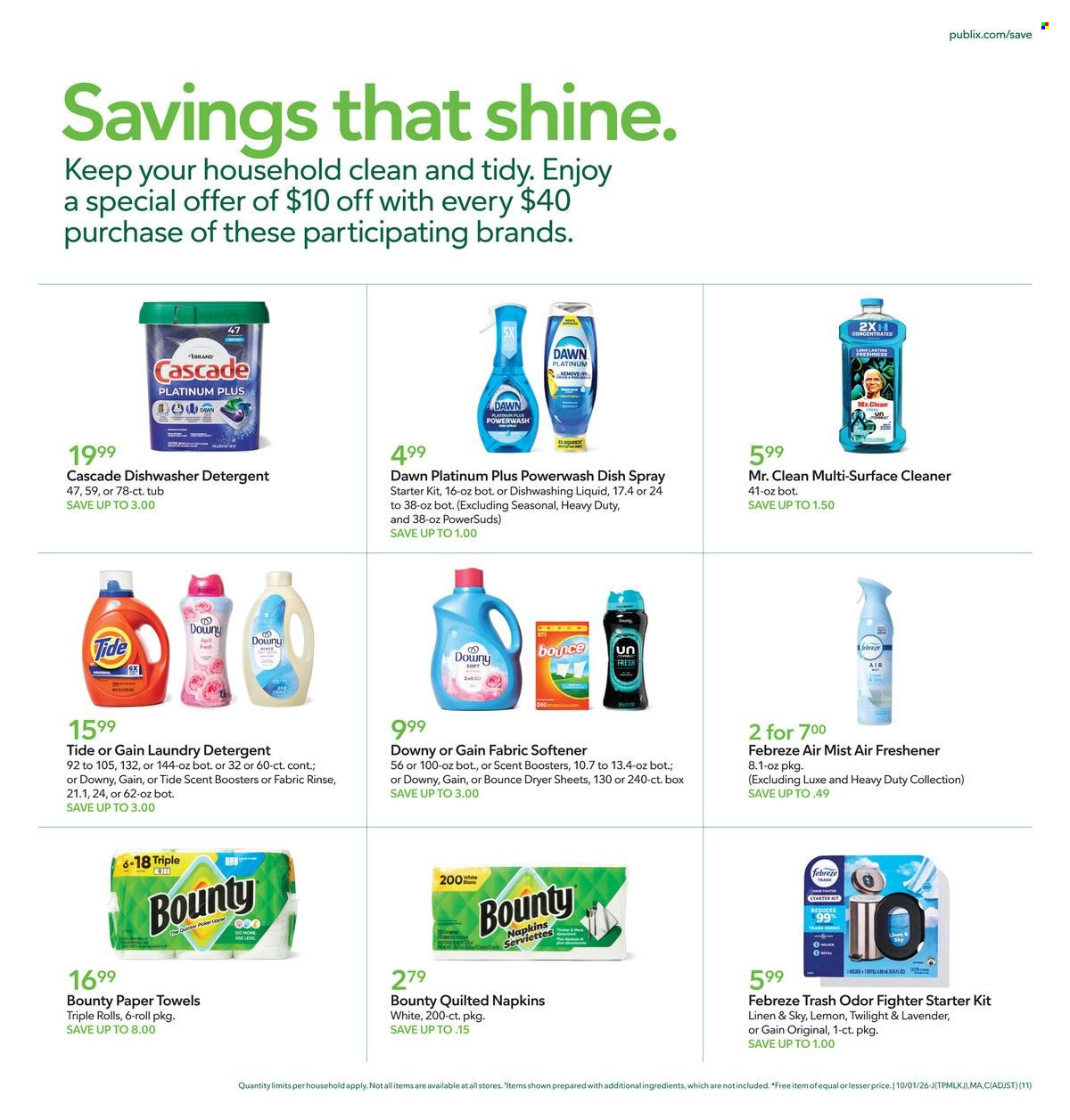 Publix ad - 10/01/2026 - 10/07/2026. Page 11