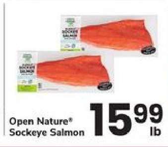 Open Nature Sockeye Salmon