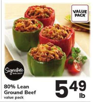 Signature SELECT 80% Lean Ground Beef
