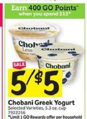 Chobani Greek Yogurt