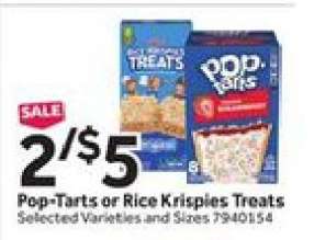Pop-Tarts or Rice Krispies Treats