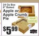 Apple or Apple Crumb Pie