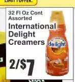 International Delight Creamers