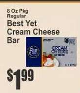 Best Yet Cream Cheese Bar