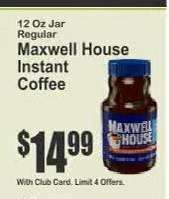 Maxwell House Instant Coffee