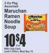 Maruchan Ramen Noodle Soup