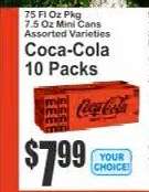 Coca-Cola 10 Packs