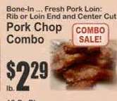 Pork Chop Combo