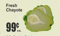 Fresh Chayote