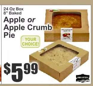 Apple or Apple Crumb Pie