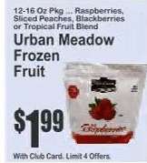 Urban Meadow Frozen Fruit