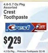 Crest Toothpaste