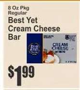 Best Yet Cream Cheese Bar