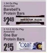 Barebell's protein bars