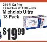 Michelob Ultra 18 Pack