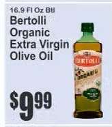 Bertolli Organic Extra Virgin Olive Oil
