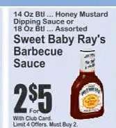 Sweet Baby Ray's Barbecue Sauce