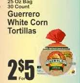 Guerrero White Corn Tortillas