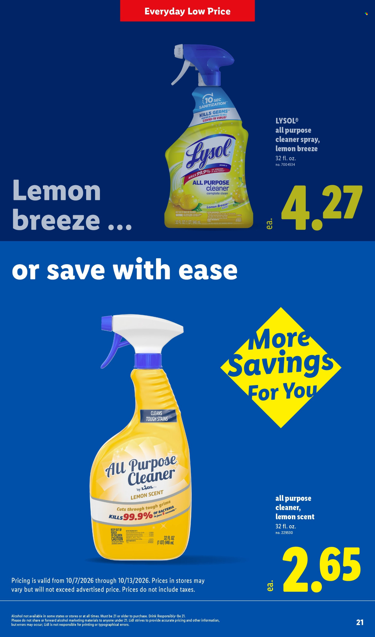Lidl ad - 10/07/2026 - 10/13/2026. Page 21