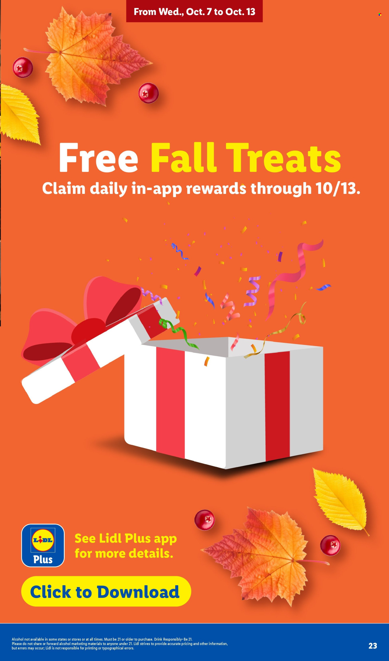 Lidl ad - 10/07/2026 - 10/13/2026. Page 23