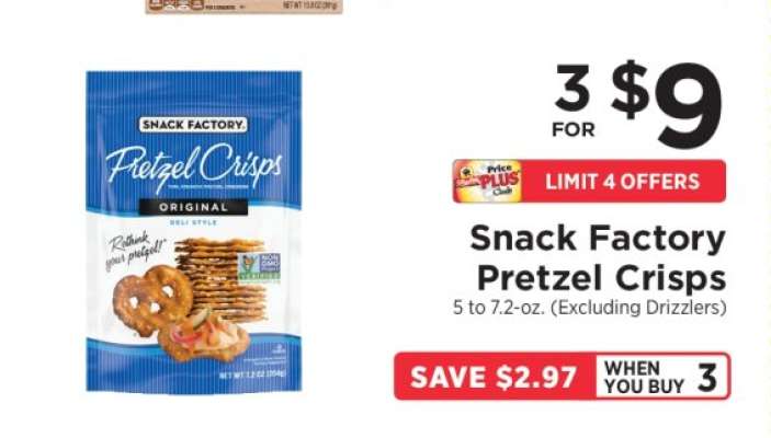 Snack Factory Pretzel Crisps
