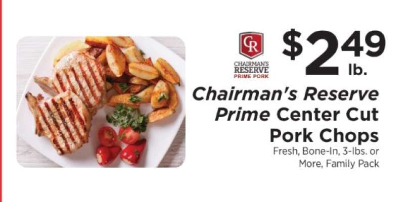 Chairman's Reserve Prime Center Cut Pork Chops