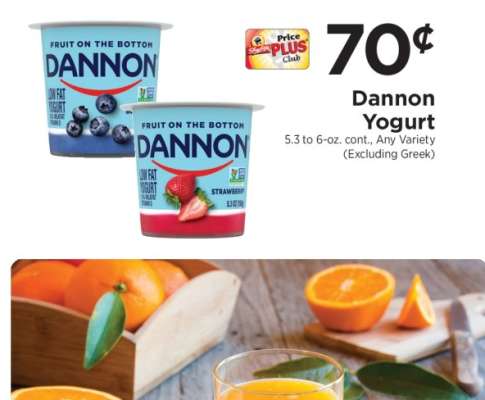 Dannon yogurt