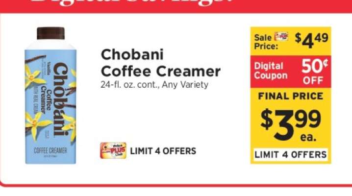 Chobani Coffee Creamer*