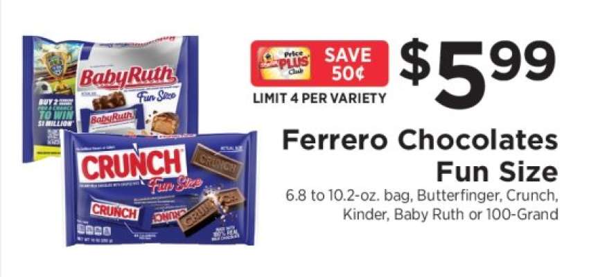 Ferrero Chocolates Fun Size