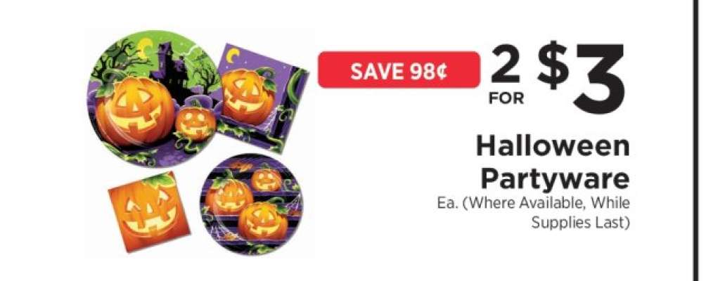 Halloween Partyware