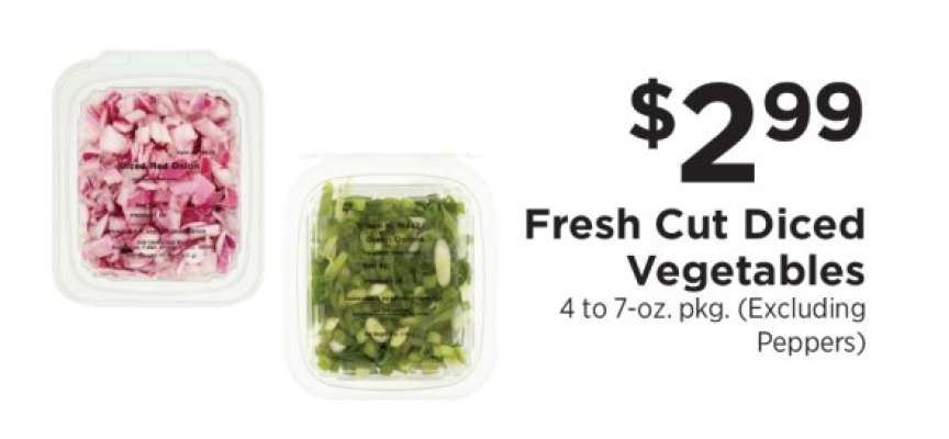 Fresh Cut Diced Vegetables