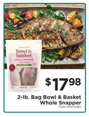 2-lb. Bag Bowl & Basket Whole Snapper