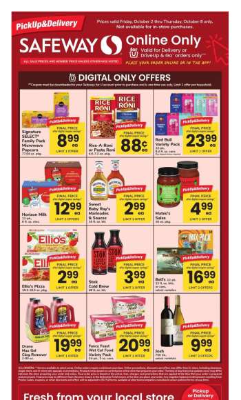 Safeway Flyer - 10/02/2026 - 10/08/2026.