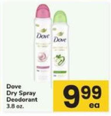 Dove Dry Spray Deodorant