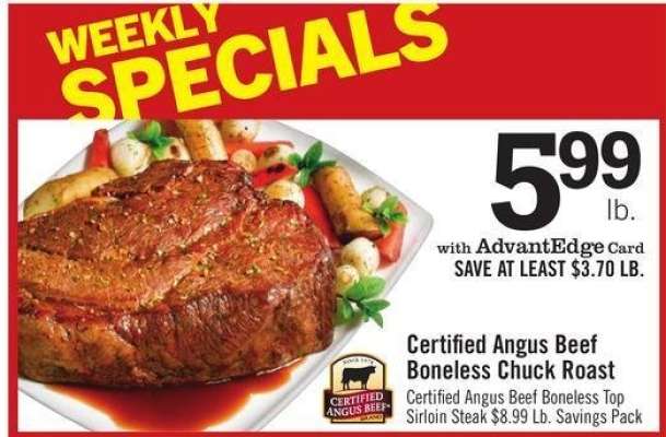 Certified Angus Beef Boneless Chuck Roast