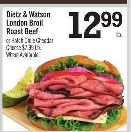 Dietz & Watson London Broil Roast Beef