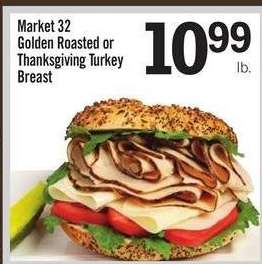 Market 32 Golden Roasted or Thanksgiving Turkey Breast