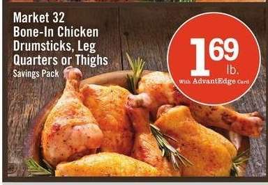 Market 32 Bone-In Chicken