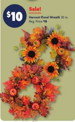 Harvest Floral Wreath