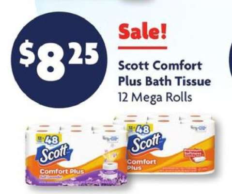 Scott Comfort Plus Bath Tissue