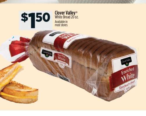 Clover Valley White Bread 20 oz.