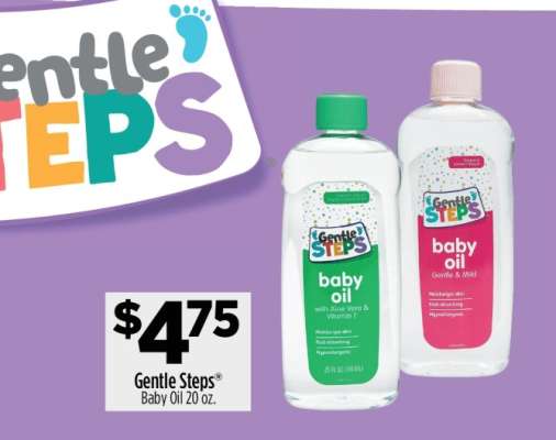 Gentle Steps Baby Oil 20 oz.