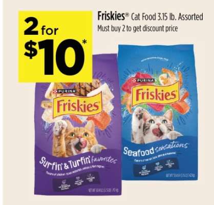 Friskies Cat Food 3.15 lb. Assorted