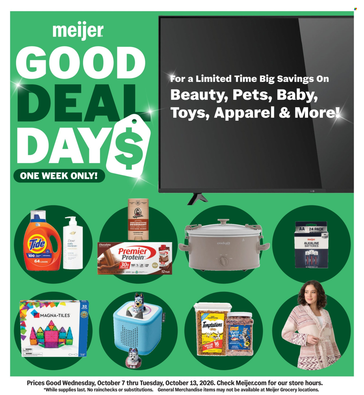 Meijer ad - 10/07/2026 - 10/13/2026. Page 1