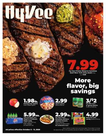 Hy-Vee Flyer - 10/05/2026 - 10/11/2026.